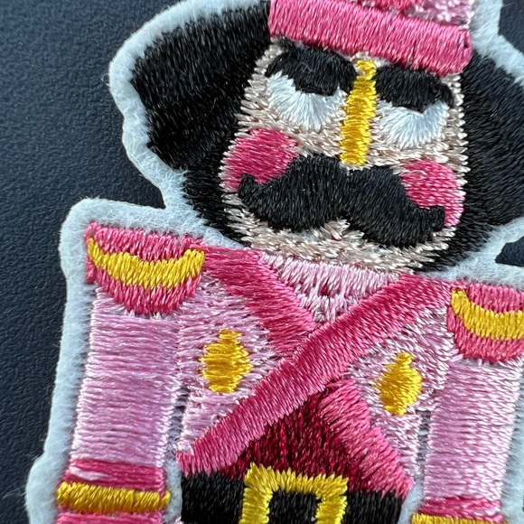 Pink Nutcracker Embroidered Patch - Picture 2 of 3